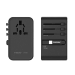 Momax 1-World+ 70W GaN 3 Port + AC Travel Adapter with USB-C Cable - Image 2