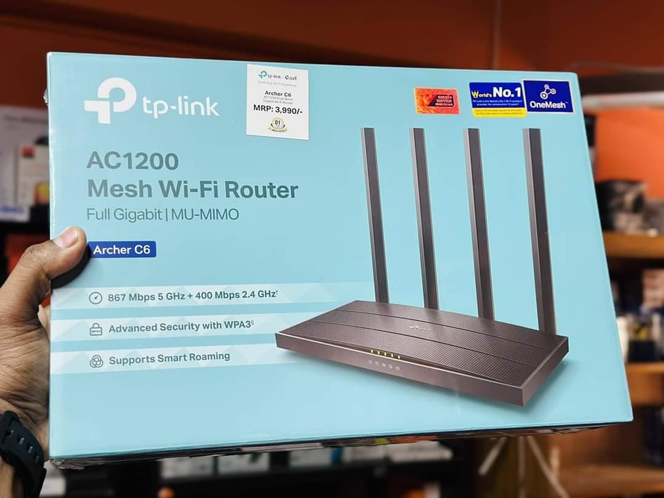 TP-LINK-ARCHER-C6.jpeg TP-Link Archer C6 Gigabit Dual-Band Wi-Fi Router - Image 1