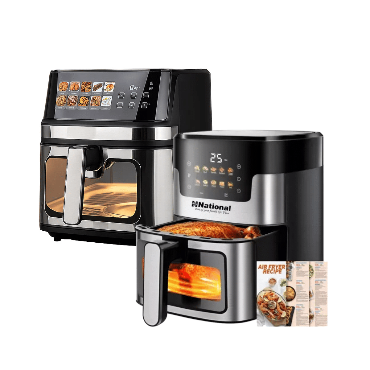 Untitled design (1) National View Digital Air Fryer 10L / 12L - Image 1