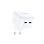 Vention FBPW0-EU 2-Port USB-C 35W GaN Charger White