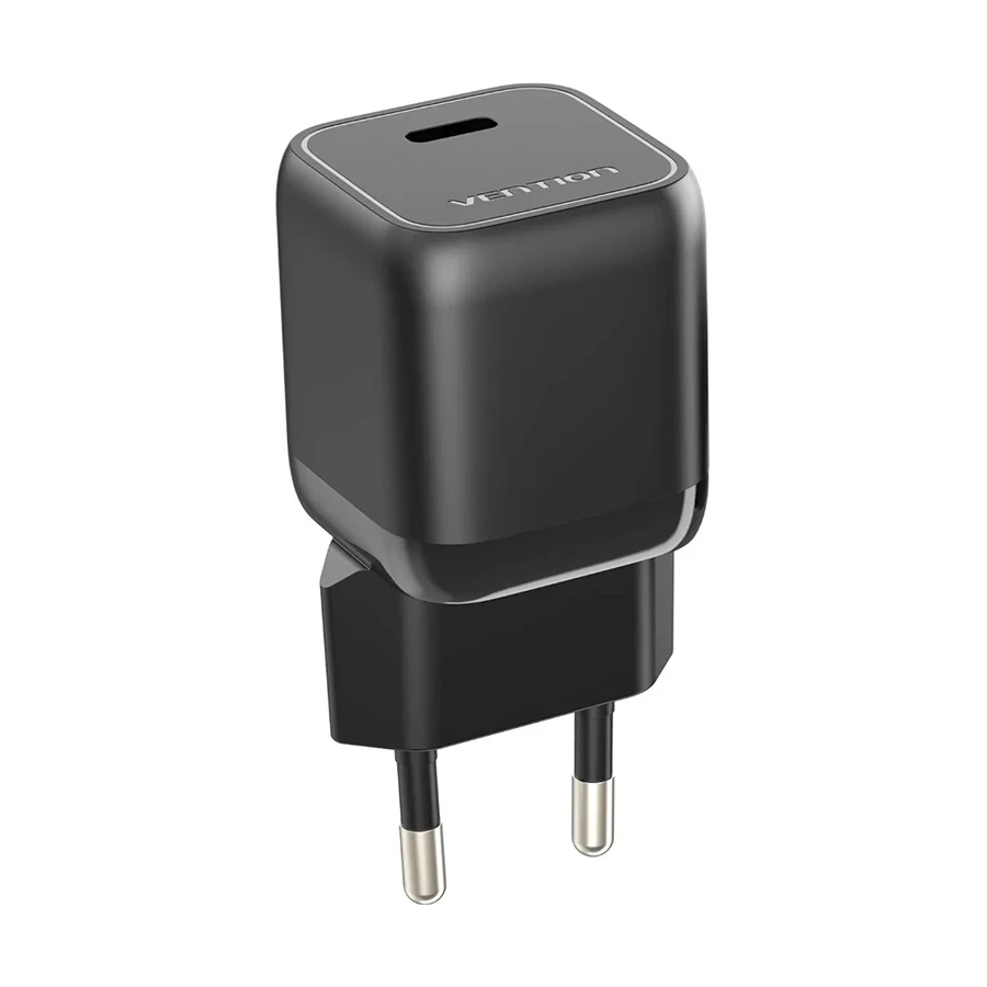 download-11.png VENTION FAKB0-EU 30W USB-C GaN Charger Black - Image 1