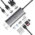 WiWU Alpha A11312H 11-In-1 Type-C Hub with Dual HDMI
