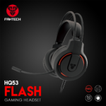 Fantech FLASH HQ53 Lightweight Gaming Headset (Black) - Image 3