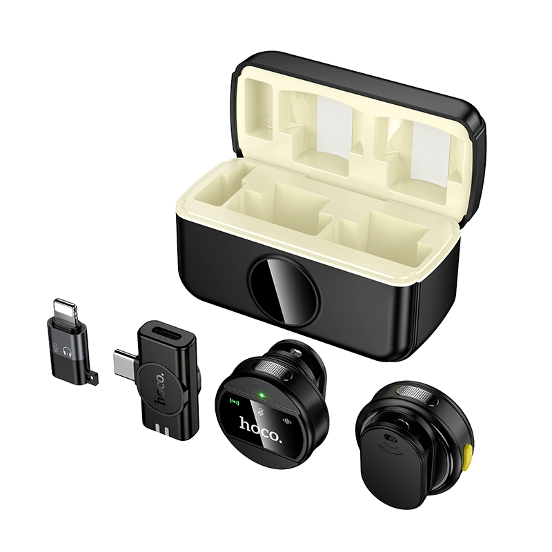 image_2026-05-18_225257407 Hoco L22 Bright 2-in-1 Dual Wireless Microphone with Case - Image 1