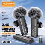PLOKAMA VM20 2-in-1 Dual Wireless Lavalier Microphone