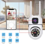 V380 Dual Lens PTZ 2+2mp Wifi Smart Camera